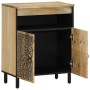 Solid mango wood auxiliary cabinet 60x33x75 cm by , Sideboards - Ref: Foro24-358237, Price: 136,49 €, Discount: %