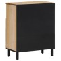 Solid mango wood auxiliary cabinet 60x33x75 cm by , Sideboards - Ref: Foro24-358237, Price: 136,49 €, Discount: %