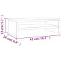 Soporte de pantalla madera ingeniería gris hormigón 42x24x13 cm de vidaXL, Muebles TV - Ref: Foro24-800220, Precio: 18,05 €, ...