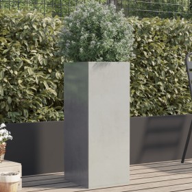 Stainless steel silver planter 32x29x75 cm by , Pots and planters - Ref: Foro24-841575, Price: 55,99 €, Discount: %