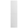 Armario de madera contrachapada blanco brillante 100x50x200 cm de vidaXL, Armarios roperos - Ref: Foro24-800231, Precio: 168,...