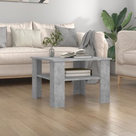 Concrete gray plywood coffee table 60x60x42 cm by vidaXL, Coffee table - Ref: Foro24-800211, Price: 44,84 €, Discount: %