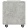 Mueble de TV con ruedas contrachapada gris hormigón 90x35x35 cm de vidaXL, Muebles TV - Ref: Foro24-800184, Precio: 55,66 €, ...