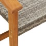 Garden bench in acacia wood and gray PE rattan 112 cm by , Modular outdoor sofas - Ref: Foro24-367599, Price: 98,45 €, Discou...