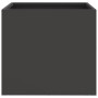 Planters 2 units black cold rolled steel 32x30x29 cm by , Pots and planters - Ref: Foro24-841536, Price: 57,72 €, Discount: %