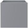 Silver galvanized steel planter 42x40x39 cm by , Pots and planters - Ref: Foro24-841557, Price: 41,12 €, Discount: %