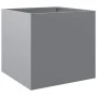 Silver galvanized steel planter 42x40x39 cm by , Pots and planters - Ref: Foro24-841557, Price: 38,54 €, Discount: %