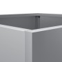 Silver galvanized steel planter 42x40x39 cm by , Pots and planters - Ref: Foro24-841557, Price: 41,12 €, Discount: %