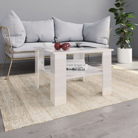 Couchtisch aus glänzend weißem Sperrholz, 60 x 60 x 42 cm von vidaXL, Couchtisch - Ref: Foro24-800213, Preis: 46,99 €, Rabatt: %