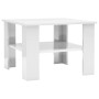 Glossy white plywood coffee table 60x60x42cm by vidaXL, Coffee table - Ref: Foro24-800213, Price: 47,60 €, Discount: %