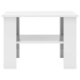 Glossy white plywood coffee table 60x60x42cm by vidaXL, Coffee table - Ref: Foro24-800213, Price: 47,60 €, Discount: %