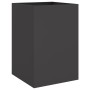 Black cold rolled steel planter 52x48x75 cm by , Pots and planters - Ref: Foro24-841583, Price: 86,39 €, Discount: %