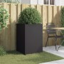 Black cold rolled steel planter 52x48x75 cm by , Pots and planters - Ref: Foro24-841583, Price: 86,39 €, Discount: %