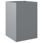 Silver galvanized steel planter 52x48x75 cm by , Pots and planters - Ref: Foro24-841588, Price: 73,30 €, Discount: %