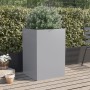 Silver galvanized steel planter 52x48x75 cm by , Pots and planters - Ref: Foro24-841588, Price: 73,30 €, Discount: %