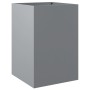 Silver galvanized steel planter 52x48x75 cm by , Pots and planters - Ref: Foro24-841588, Price: 73,30 €, Discount: %