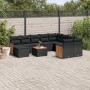 11-piece garden sofa set and black synthetic rattan cushions by , Garden sets - Ref: Foro24-3260641, Price: 724,37 €, Discoun...