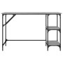 Sonoma gray engineering metal and wood desk 120x50x75 cm by , Desks - Ref: Foro24-845324, Price: 66,79 €, Discount: %