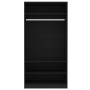 Schwarzer Sperrholzschrank 100x50x200 cm von vidaXL, Kleiderschränke - Ref: Foro24-800226, Preis: 129,62 €, Rabatt: %