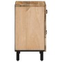 Mesita de noche madera maciza de mango 50x33x60 cm de , Mesitas de noche - Ref: Foro24-358220, Precio: 119,37 €, Descuento: %