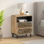 Solid mango wood bedside table 50x33x60 cm by , Nightstands - Ref: Foro24-358222, Price: 133,92 €, Discount: %