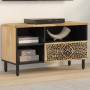 TV-Schrank aus massivem Mangoholz, 80 x 33 x 46 cm von , TV-Möbel - Ref: Foro24-358229, Preis: 94,83 €, Rabatt: %