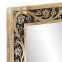 Bathroom mirror solid acacia wood and glass 50x70x2.5 cm by , Mirrors - Ref: Foro24-358243, Price: 78,44 €, Discount: %