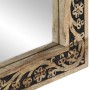 Bathroom mirror solid acacia wood and glass 50x70x2.5 cm by , Mirrors - Ref: Foro24-358243, Price: 78,44 €, Discount: %