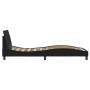 Estructura de cama con cabecero de tela negro 80x200 cm de , Camas y somieres - Ref: Foro24-373067, Precio: 105,97 €, Descuen...