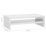 Soporte para pantalla contrachapada blanco brillante 42x24x13cm de vidaXL, Muebles TV - Ref: Foro24-800222, Precio: 19,54 €, ...