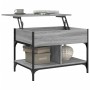 Sonoma gray metal engineered wood coffee table 70x50x50 cm by , Coffee table - Ref: Foro24-845364, Price: 67,81 €, Discount: %