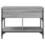 Sonoma gray metal engineered wood coffee table 70x50x50 cm by , Coffee table - Ref: Foro24-845364, Price: 67,81 €, Discount: %