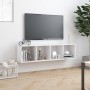 Weißes TV-Regal/Möbel 143x30x36 cm von vidaXL, Regale und Regale - Ref: Foro24-800261, Preis: 63,73 €, Rabatt: %