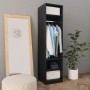 Armario de madera contrachapada negro 50x50x200 cm de vidaXL, Armarios roperos - Ref: Foro24-800235, Precio: 125,67 €, Descue...