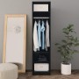 Armario de madera contrachapada negro 50x50x200 cm de vidaXL, Armarios roperos - Ref: Foro24-800235, Precio: 125,67 €, Descue...