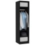 Armario de madera contrachapada negro 50x50x200 cm de vidaXL, Armarios roperos - Ref: Foro24-800235, Precio: 125,67 €, Descue...