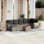 8-piece garden sofa set and gray synthetic rattan cushions by , Garden sets - Ref: Foro24-3257446, Price: 520,93 €, Discount: %