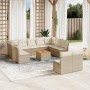 12-teiliges Gartensofa-Set und braune synthetische Rattankissen von , Gartensets - Ref: Foro24-3223888, Preis: 827,71 €, Raba...