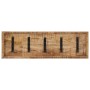 Wall coat rack with 5 hooks solid mango wood by , Hat and coat racks - Ref: Foro24-358953, Price: 35,02 €, Discount: %