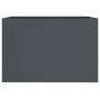 Anthracite cold rolled steel planter 62x40x39 cm by , Pots and planters - Ref: Foro24-841597, Price: 101,77 €, Discount: %