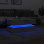 Mesa de centro con luces LED gris hormigón 90x50x40 cm de , Mesas de centro - Ref: Foro24-839864, Precio: 101,60 €, Descuento: %