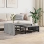 Stackable coffee tables 2 pieces wood and gray metal Sonoma by , Coffee table - Ref: Foro24-845334, Price: 83,99 €, Discount: %