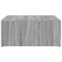 Stapelbare Couchtische 2 Stück aus Holz und grauem Metall Sonoma von , Couchtisch - Ref: Foro24-845334, Preis: 83,55 €, Rabat...