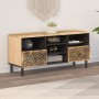 Solid mango wood TV cabinet 100x33x46 cm by , TV Furniture - Ref: Foro24-358230, Price: 127,99 €, Discount: %