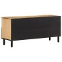 Solid mango wood TV cabinet 100x33x46 cm by , TV Furniture - Ref: Foro24-358230, Price: 127,99 €, Discount: %