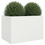 Jardinera de acero laminado en frío blanco 62x47x46 cm de , Maceteros y jardineras - Ref: Foro24-841602, Precio: 79,76 €, Des...