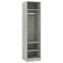 Armario de madera contrachapada gris hormigón 50x50x200 cm de vidaXL, Armarios roperos - Ref: Foro24-800238, Precio: 106,79 €...