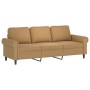 Brown velvet 2-piece sofa set with cushions by , Sofas - Ref: Foro24-3202277, Price: 544,83 €, Discount: %