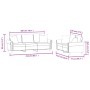 Zweiteilige Sofagarnitur aus braunem Samt mit Kissen von , Sofas - Ref: Foro24-3202277, Preis: 544,83 €, Rabatt: %