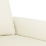 Cream velvet 3-piece sofa set with cushions by , Sofas - Ref: Foro24-3202178, Price: 681,68 €, Discount: %